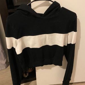 Buff bunny crop hoodie